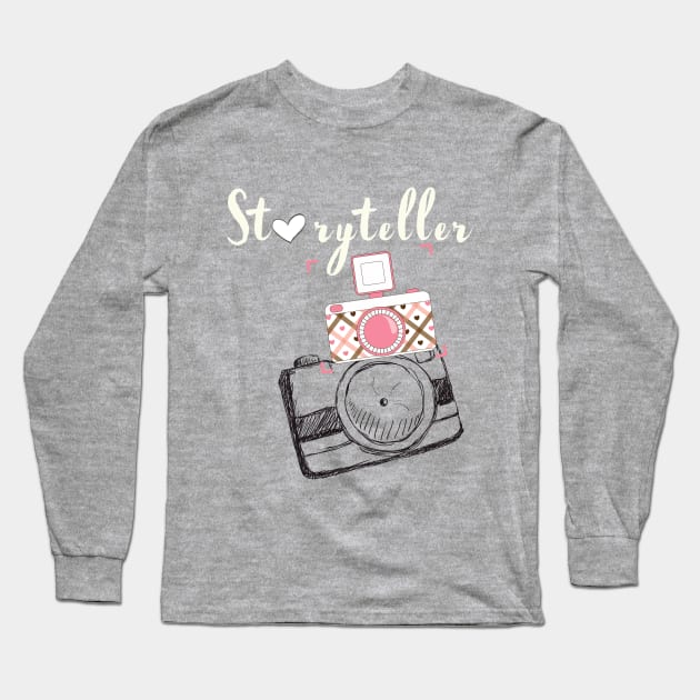 storyteller Long Sleeve T-Shirt by Leap Arts